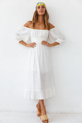Eternal Dreaming Maxi Dress White