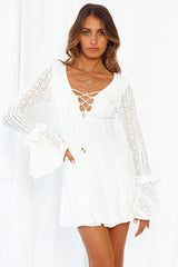 Catch Feels Dress White