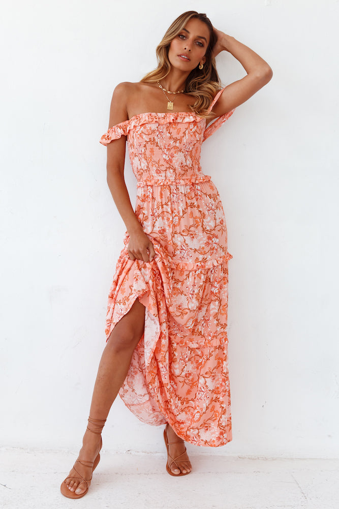 Terrace Sunset Maxi Dress