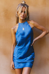 In My Zone Dress Blue