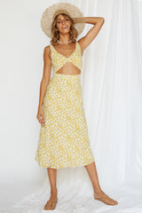 Out Of Line Midi Dress