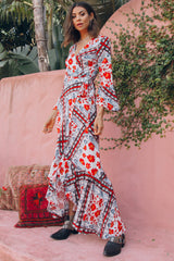 Of Time And Space Maxi Dress White