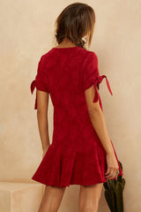 Friend In The Field Dress Wine