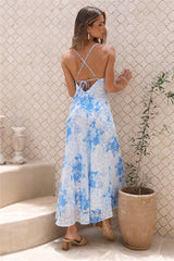 Faithful Love Maxi Dress Blue