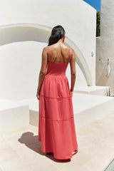 Mandy More Maxi Dress Red