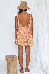 Wake Up Call Dress Orange