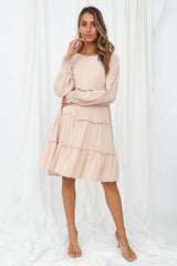 Life On Mars Dress Beige