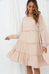 Life On Mars Dress Beige