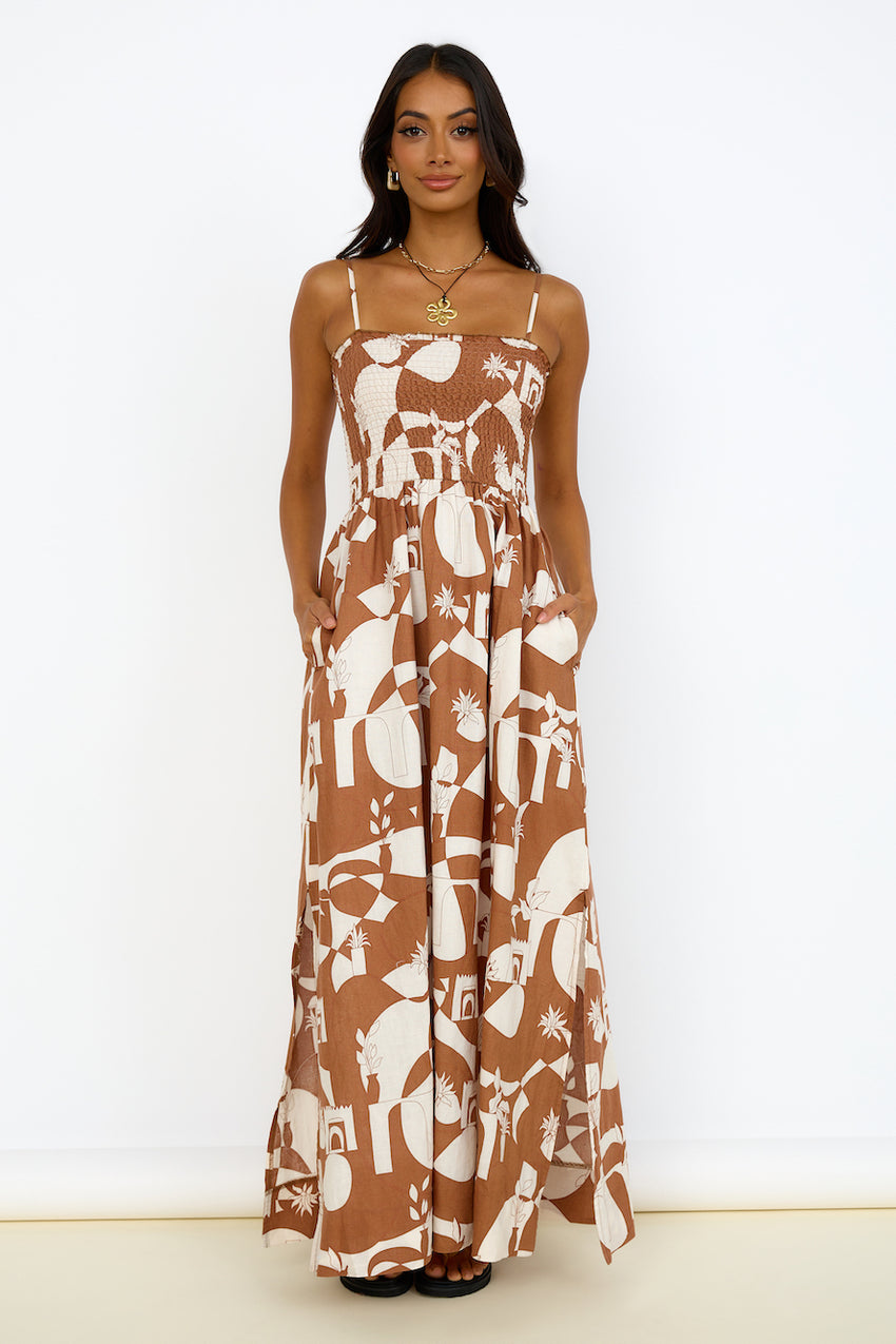 NUDE LUCY Safia Maxi Dress Tangier