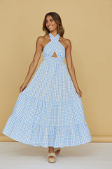 One Dream Maxi Dress Light Blue