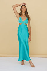 Unknown Sender Maxi Dress Green