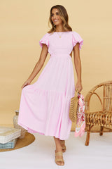 Different Notion Maxi Dress Pink