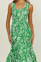 Evergreen Kiss Midi Dress