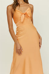 Anura Midi Dress Orange