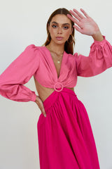 Softly Goes Maxi Dress Pink