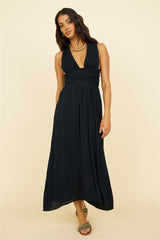 By The Ocean Midi Dress Black