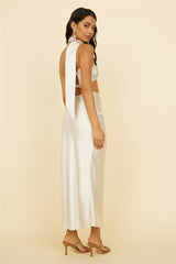 Sunset and Vine Maxi Skirt Champagne