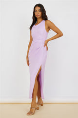 Tell The Truth Midi Dress Purple