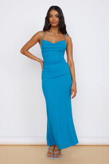 Infinite Blessings Maxi Dress Blue