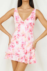 Zephyr Nights Mini Dress Pink