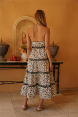 Spring Garden Party Midi Dress White