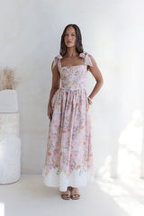 Sunflower Swing Maxi Dress Pink