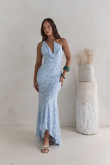 Tales From The Riviera Maxi Dress Blue