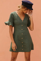 Go Farther In Lightness Dress Khaki