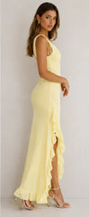 Lemon Solstice Maxi Dress