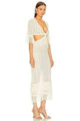 X Revolve Hanley Fringe Maxi Knit Dress