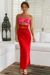 Kialy Maxi Dress Red