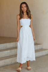 Closer To Me Maxi Dress White
