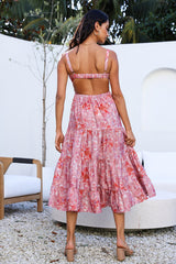Always On My Mind Midi Dress Pink