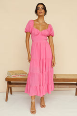 Serendipitous Moments Maxi Dress Pink