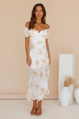 Hear This Song Maxi Dress Floral