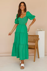 Next Level Maxi Dress Green