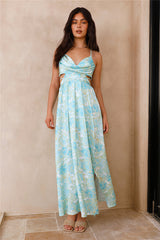 Manifesting Us Maxi Dress Blue