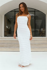 Vacation Mode Maxi Dress White