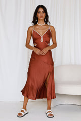 Again And Again Maxi Dress Brown