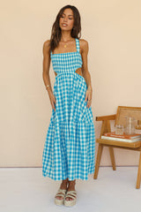 Head In The Clouds Maxi Dress Blue