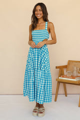 Head In The Clouds Maxi Dress Blue