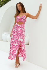 Star Gazers Maxi Dress Pink