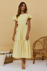Night Is Over Maxi Dress Yellow