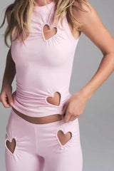 Skims Heart Flare Leggings Set