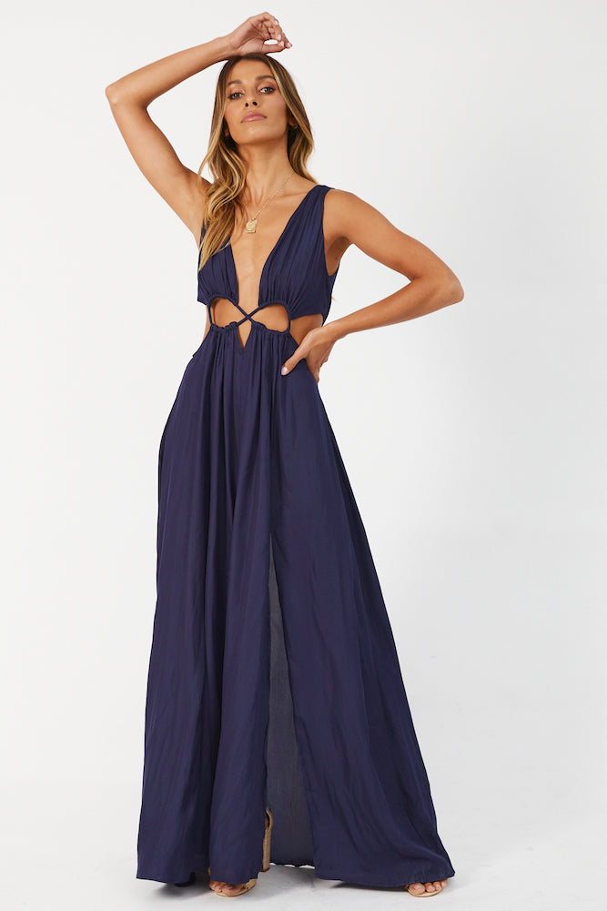 HELLO MOLLY Since I Met You Maxi Dress Ink
