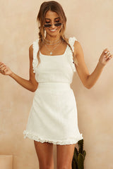 Paradise Valley Dress White