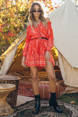 Led By The Truth Dress Red