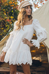 Sisters Of The Moon Dress White