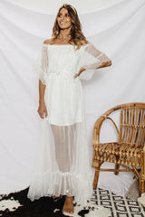 Masala Maxi Dress White