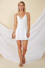 Live Forever Dress White